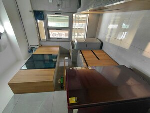 Staircase in 1 BHK Apartment at Gurukrupa Marina Enclave, Malad West – for Rent