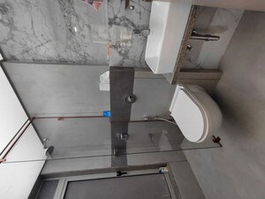 Bathroom in 1 BHK Apartment at Gurukrupa Marina Enclave, Malad West – for Rent
