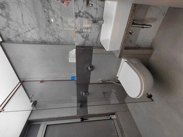 Bathroom in 1 BHK Apartment at Gurukrupa Marina Enclave, Malad West – for Rent