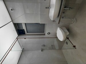 Bathroom in 1 BHK Apartment at Gurukrupa Marina Enclave, Malad West – for Rent