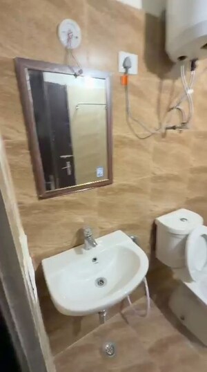 Bathroom in 3 BHK Apartment at Amrapali Crystal Homes, Sector 76 – for Rent