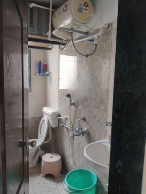 Bathroom in 2 BHK Apartment at Karan Ceto, Wadgaon Sheri – for Rent