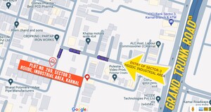  Industrial Plot – Map Location View at Sector 3 - for Rent