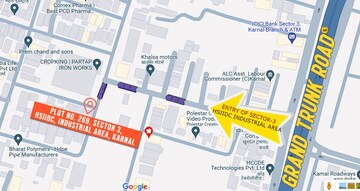  Industrial Plot – Map Location View at Sector 3 - for Rent