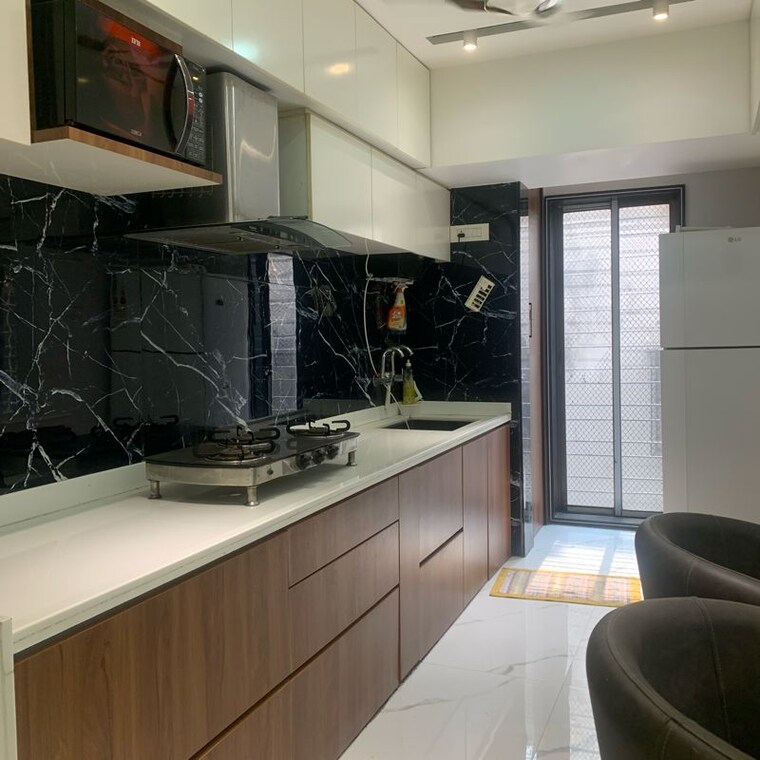 Kitchen, krish-royale 2 Bedroom 780 Sq.Ft. Apartment In Kastur Park Mumbai 9911142