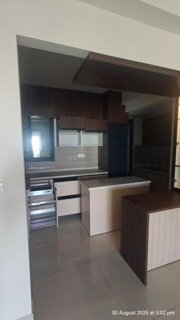 Kitchen in 3 BHK Apartment at Puravankara Purva Atmosphere, Thanisandra Main Road – for Sale