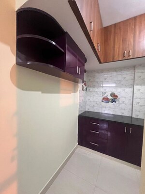 Kitchen in 1 BHK Builder Floor at Koramangala – for Rent