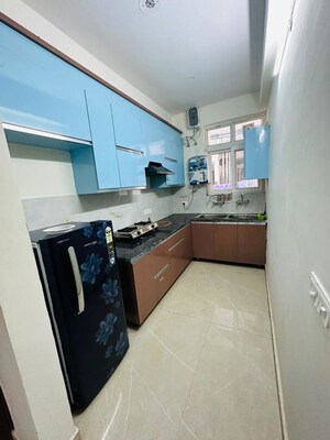 Kitchen in 3 BHK Builder Floor at Dhakoli – for Rent