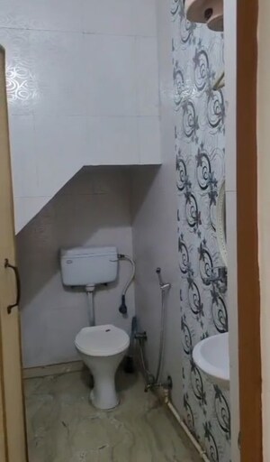 Bathroom in 1 RK Builder Floor at West Patel Nagar – for Rent