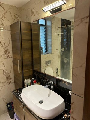 Bathroom in 3 BHK Apartment at Wadhwa River Heaven, Juhu – for Sale