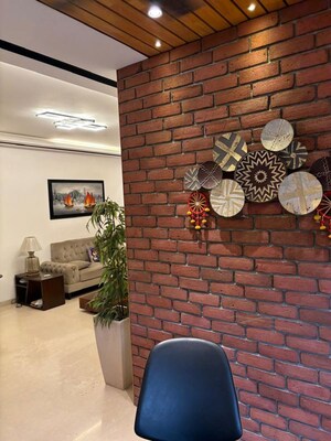 Living Room in 3 BHK Apartment at Wadhwa River Heaven, Juhu – for Sale