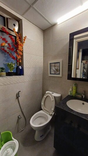 Bathroom in 2 BHK Apartment at Thane West – for Rent
