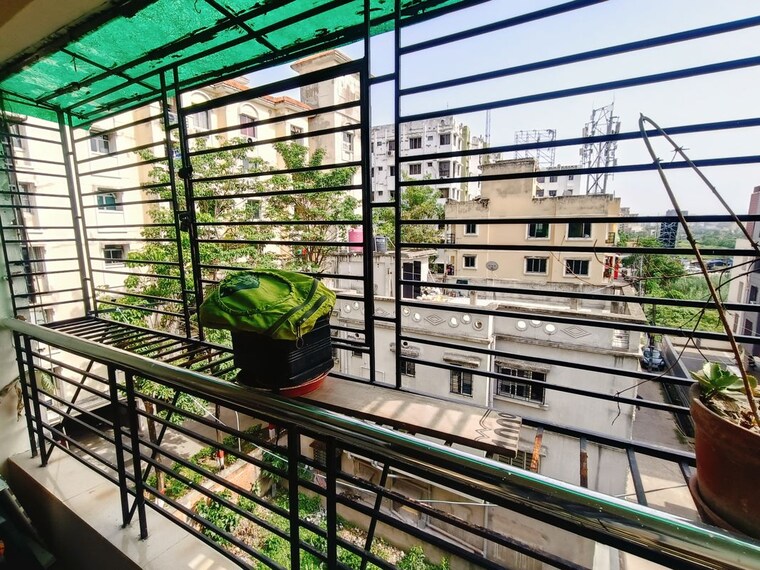 Balcony, new town 3 Bedroom 1206 Sq.Ft. Apartment In New Town Kolkata 9911252
