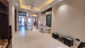 Living Room in 3 BHK Builder Floor at Dlf Phase I – for Rent