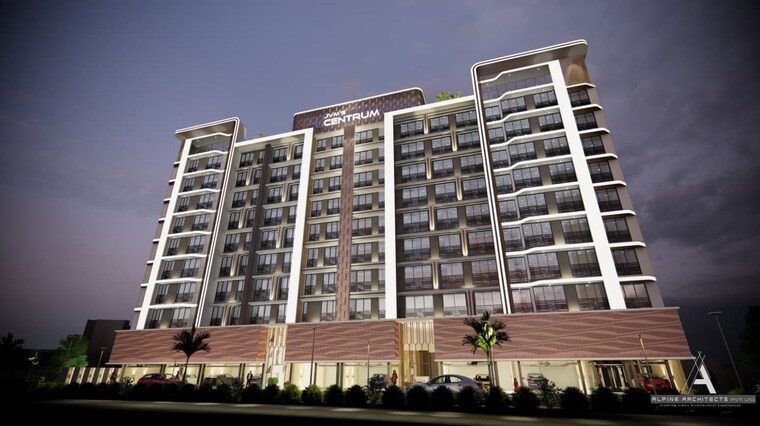 Exterior View, jvm-centrum 2 Bedroom 600 Sq.Ft. Apartment In Dhokali Thane 9911271