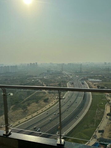 Balcony in 3 BHK Apartment at Krisumi Waterside Residences, Sector 36a – for Rent