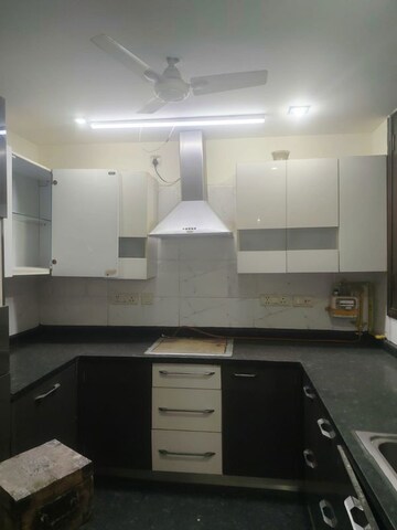 Kitchen in 3 BHK Builder Floor at Greater Kailash I – for Rent