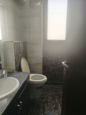 Bathroom in 3 BHK Builder Floor at Greater Kailash I – for Rent