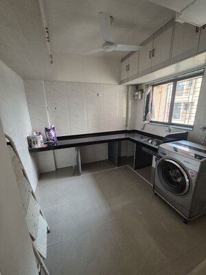 Kitchen in 1 BHK Apartment at Shreeji Krupa, Thane West – for Sale