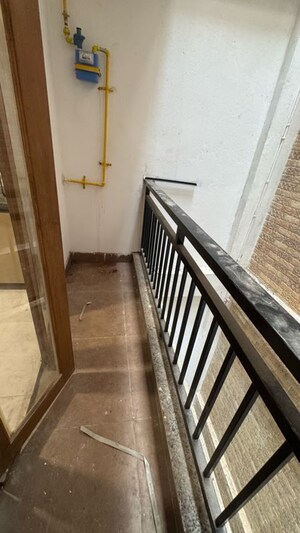 Balcony in 1 BHK Apartment at Palm Residency Chhatarpur, Rajpur Khurd Extension – for Rent