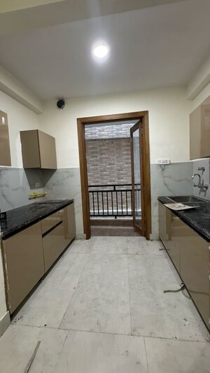 Kitchen in 1 BHK Apartment at Palm Residency Chhatarpur, Rajpur Khurd Extension – for Rent