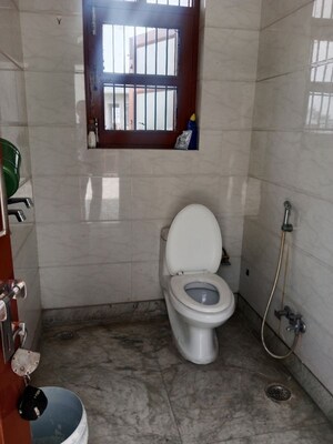 Bathroom in 1.5 BHK Builder Floor at Huda – for Rent