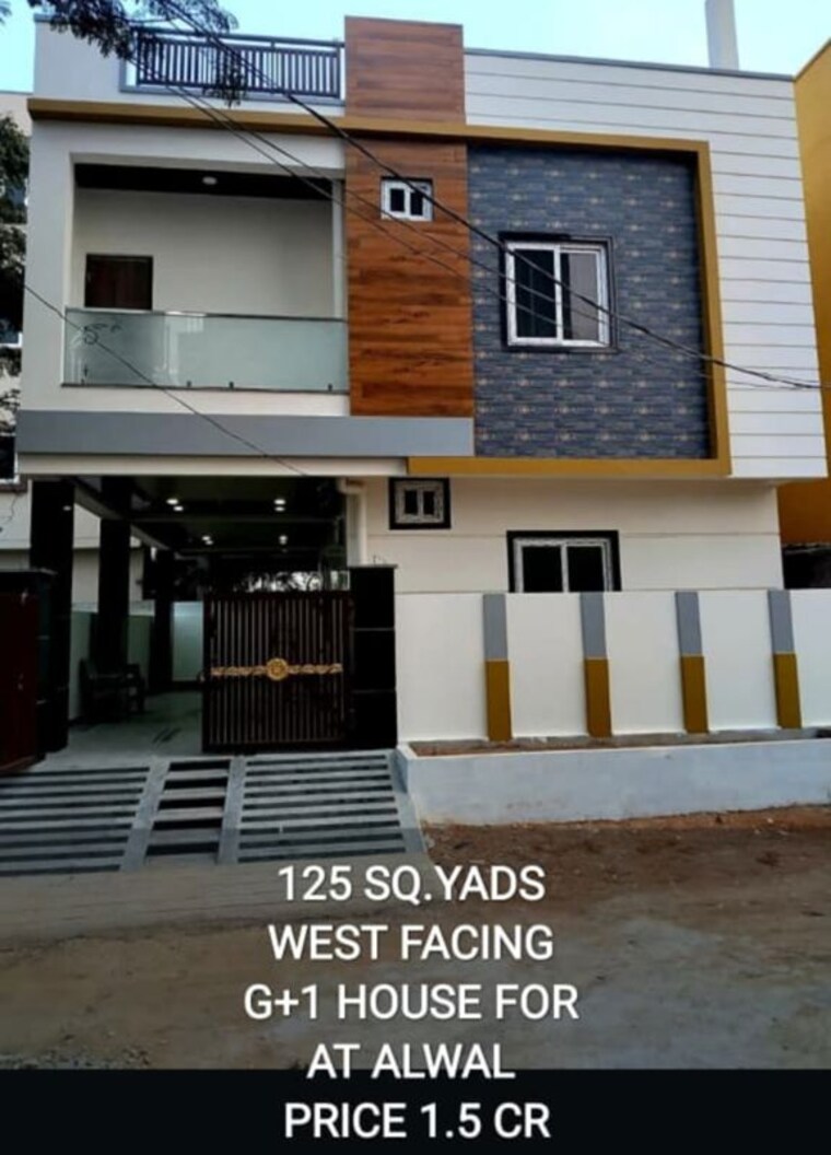 Exterior View, alwal 3 Bedroom 127 Sq.Yd. Independent House In Alwal Hyderabad 9903905