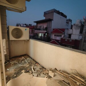 Balcony in 3.5 BHK Builder Floor at Shivalik Colony – for Rent