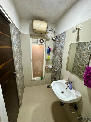 Bathroom in 2 BHK Apartment at K Raheja Interface Heights, Malad West – for Sale