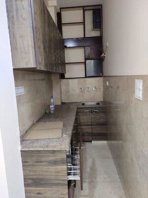 Kitchen in 1 BHK Builder Floor at Rohini Sector 8 – for Rent