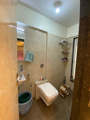 Bathroom in 2 BHK Apartment at K Raheja Interface Heights, Malad West – for Sale