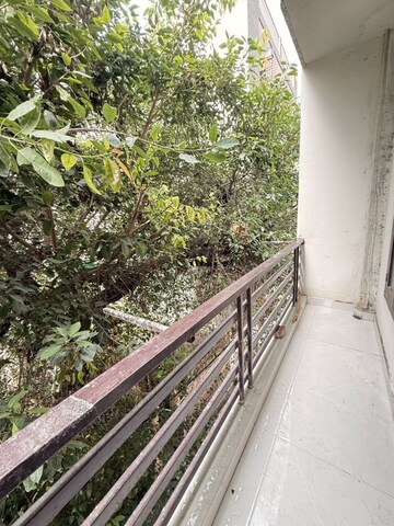 Balcony in 2.5 BHK Builder Floor at Chattarpur – for Rent
