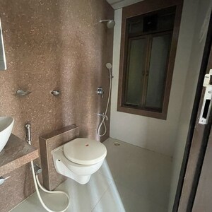 Bathroom in 1 BHK Apartment at Je And Vee Om Trimurti, Dindoshi – for Rent