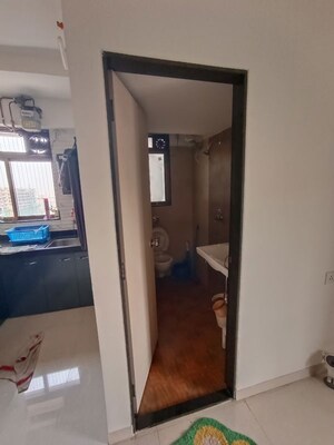 Bathroom in 1 BHK Apartment at Chandak Nishchay, Borivali East – for Rent