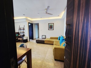 Living Room in 2 BHK Apartment at Raheja Atlantis, Lower Parel – for Rent