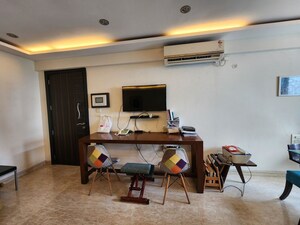 Living Room in 2 BHK Apartment at Raheja Atlantis, Lower Parel – for Rent