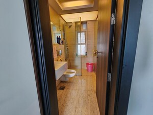 Bathroom in 2 BHK Apartment at Raheja Atlantis, Lower Parel – for Rent