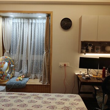 Living Room in 2 BHK Apartment at Bhartiya Nikoo Homes Phase 2, Kannur – for Rent