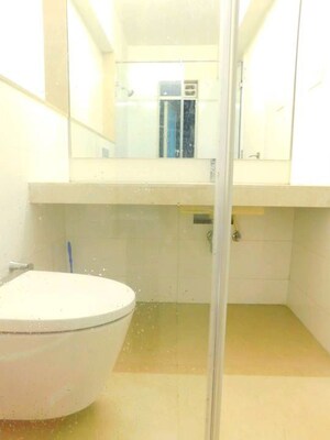 Bathroom in 2 BHK Apartment at Godrej The Trees, Vikhroli East – for Rent