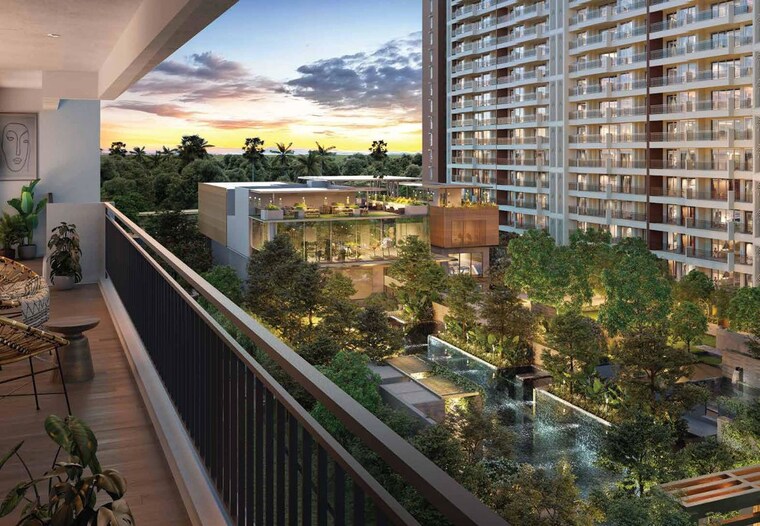 Balcony, godrej-woods 2 Bedroom 1240 Sq.Ft. Apartment In Thanisandra Main Road Bangalore 9911913