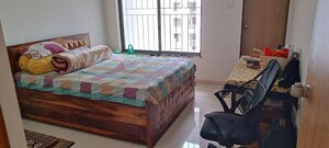 Bedroom in 3 BHK Apartment at BK Jhala Mahalunge Riviera, Mahalunge – for Rent