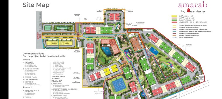 Master Plan, ashiana-amarah 3 Bedroom 1000 Sq.Ft. Apartment In Sector 93 Gurgaon 9911976