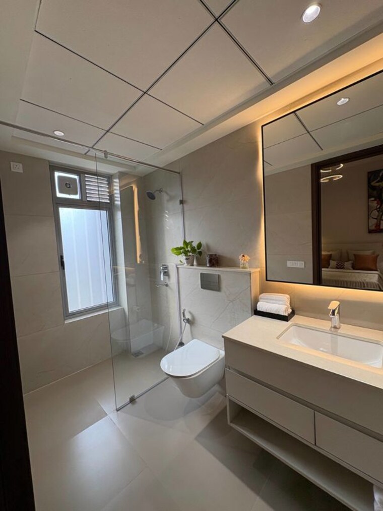 Bathroom, signature-global-titanium-spr 4 Bedroom 3780 Sq.Ft. Apartment In Sector 71 Gurgaon 9909433