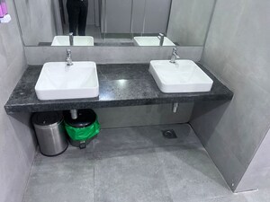 Bathroom in  Office Space at Sanjay Park – for Rent