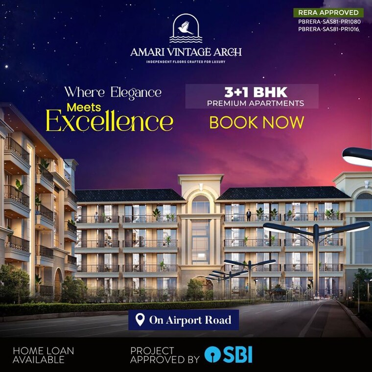 Exterior View, sector 102 3 Bedroom 2240 Sq.Ft. Apartment In Sector 102 Mohali 9912064