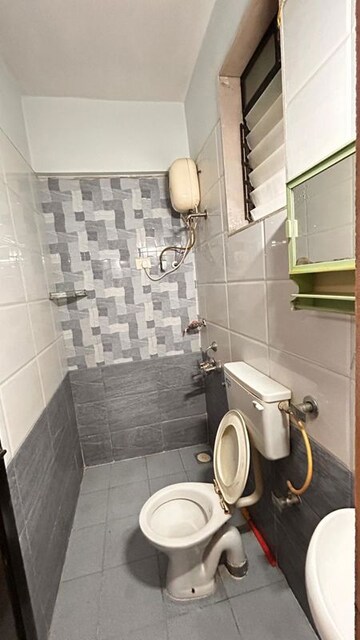 Bathroom in 2 BHK Apartment at Kranti Mayank Residency, Kharghar – for Rent