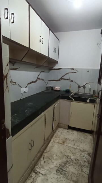 Kitchen in 1 BHK Builder Floor at Malviya Nagar – for Rent