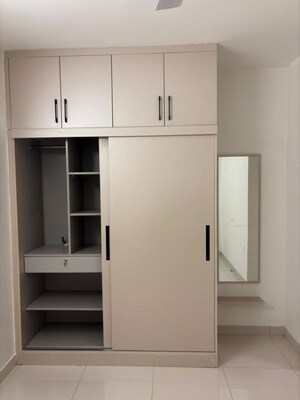 Kitchen in 3 BHK Apartment at Bhartiya City Nikoo Homes II, Thanisandra Main Road – for Rent