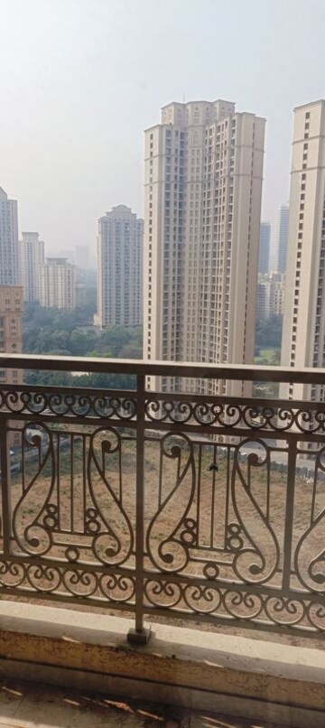 Balcony in 3 BHK Apartment at Hiranandani Estate, Ghodbunder Road – for Rent