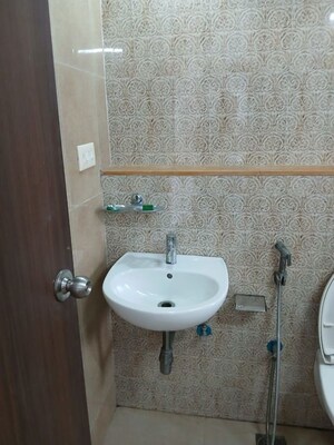 Bathroom in 1.5 BHK Apartment at Lodha Palava City Lakeshore Greens, Dombivli East – for Rent
